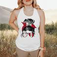 Peruvian Baseball Mom Peru Flag Baseball Girl Flowy Tank