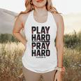 Play Hard Pray Hard Youth Boy Christian Baseball Jesus Flowy Tank Play Hard Pray Hard Youth Boy Christian Baseball Jesus Flowy Tank