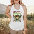 Respect The Drip Mardi Gras Baseball Ice Cream Boys Carnival Flowy Tank