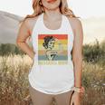 Retro Baseball Mom Sport Lover Vintage Flowy Tank