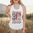 Retro Groovy Baseball Mama Baseball Mom Lover Flowy Tank Retro Groovy Baseball Mama Baseball Mom Lover Flowy Tank