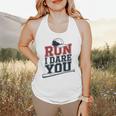 Run I Dare You Baseball Catcher Player Fan Flowy Tank Run I Dare You Baseball Catcher Player Fan Flowy Tank