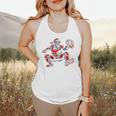 Santa Playing Baseball Catcher Merry Christmas Sport Player Flowy Tank Santa Playing Baseball Catcher Merry Christmas Sport Player Flowy Tank