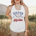 Sister Of Rookie 1st Birthday Baseball Boy Family Matching Flowy Tank Sister Of Rookie 1st Birthday Baseball Boy Family Matching Flowy Tank