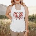 Six Seven 67 Meme Baseball Coquette Bow Valentine Flowy Tank Six Seven 67 Meme Baseball Coquette Bow Valentine Flowy Tank