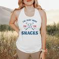 Spring 2024 Season Cute Baseball Mom Here For The Snacks Flowy Tank Spring 2024 Season Cute Baseball Mom Here For The Snacks Flowy Tank