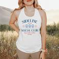 Spring 2025 Swing Batter Baseball Mom Sideline Social Club Flowy Tank