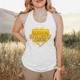 Strike Out Childhood Cancer Boys Baseball Drip Gold Ribbon Flowy Tank