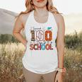 I Survived 100 Days Baseball Football Basketball School Kids Flowy Tank I Survived 100 Days Baseball Football Basketball School Kids Flowy Tank