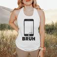 Texted First Bruh Seen Message Valentine's Day Humor Raglan Baseball Tee Flowy Tank