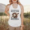 Never Underestimate Old Man Plays Baseball In His Seventies Flowy Tank Never Underestimate Old Man Plays Baseball In His Seventies Flowy Tank