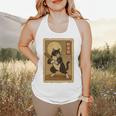 Vintage Japanese Ukiyo-e Baseball Cat Batting Flowy Tank Vintage Japanese Ukiyo-e Baseball Cat Batting Flowy Tank