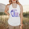 I Will Be Waiting For You At Home Baseball Softball Catcher Flowy Tank