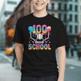 100 Days Of School Baseball Boys Ice Cream Drip 100th Day Graphic Youth 100 Days Of School Baseball Boys Ice Cream Drip 100th Day Graphic Youth