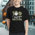 100 Days Of School Baseball Camo Art For Boys Kids Students Graphic Youth