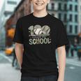 100 Days Of School Baseball Camo Celebration Graphic Youth 100 Days Of School Baseball Camo Celebration Graphic Youth
