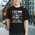 100 Days Of School Boys Kids 100th Day Balls Baseball Kids Graphic Youth