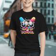 100 Days Of School Ice Cream Baseball Player For Kids Boys Graphic Youth 100 Days Of School Ice Cream Baseball Player For Kids Boys Graphic Youth