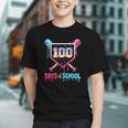 100 Days Of School Ice Cream Drip Baseball 100 Days Smarter Graphic Youth 100 Days Of School Ice Cream Drip Baseball 100 Days Smarter Graphic Youth