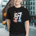 6 7 Baseball Six Seven Meme 67 Hands Kids Men Women Graphic Youth