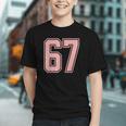 6 7 Number 67 Baseball Meme Tee For Women Graphic Youth