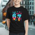 I Was 6 Now I'm 7 67 Birthday Baseball Drip 7 Year Old Graphic Youth I Was 6 Now I'm 7 67 Birthday Baseball Drip 7 Year Old Graphic Youth
