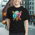 67 Baseball Ice Cream Drip Kids Graphic Youth 67 Baseball Ice Cream Drip Kids Graphic Youth