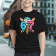 67 Baseball Ice Cream Drip Player Graphic Youth