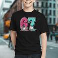 67 Ice Cream Drip Baseball Gen Alpha Slang Six Seven Meme Graphic Youth