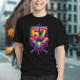 67 Meme Trendy Baseball Number 67 Player Six Seven Graphic Youth