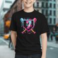 7th Birthday Boys Baseball Ice Cream Drip Boys Baseball Graphic Youth