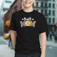 Ball Mom Leopard Baseball Softball Player Mom Graphic Youth Ball Mom Leopard Baseball Softball Player Mom Graphic Youth