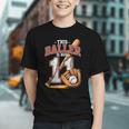 This Baller Is Now 11 Year Baseball Player 11th Birthday Boy Graphic Youth