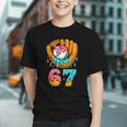 Baseball 67 Ice Cream Drip 67 Six Seven Meme 67th Birthday Graphic Youth
