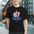Baseball 67 Six Seven Gen Alpha Meme Drip Graphic Youth