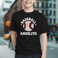 Baseball Abuelito Distressed Vintage Grandpa Game Day Graphic Youth