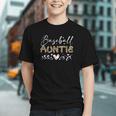 Baseball Auntie Leopard Baseball Heart Graphic Youth Baseball Auntie Leopard Baseball Heart Graphic Youth