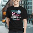 Baseball Or Bows Your Grandma Loves You Gender Reveal Graphic Youth Baseball Or Bows Your Grandma Loves You Gender Reveal Graphic Youth