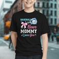 Baseball Or Bows Your Mommy Loves You Gender Reveal Matching Graphic Youth Baseball Or Bows Your Mommy Loves You Gender Reveal Matching Graphic Youth