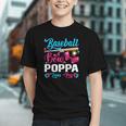 Baseball Or Bows Poppa Loves You Gender Reveal Graphic Youth Baseball Or Bows Poppa Loves You Gender Reveal Graphic Youth