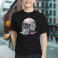 Baseball Catcher Mask Ice Cream Dripping Baseball Boys Graphic Youth