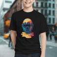 Baseball Catcher Mask Ice Cream Dripping Baseball Fan Boys Graphic Youth