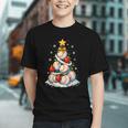 Baseball Christmas Tree Lights Santa Sport Player Lover Xmas Graphic Youth