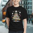 Baseball Christmas Tree Lights Graphic Youth Baseball Christmas Tree Lights Graphic Youth