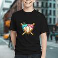 Baseball Drip For Boys Ice Cream Dripping Baseball Sport Graphic Youth