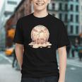 Baseball Drip Ice Cream Melting Illustration Graphic Youth Baseball Drip Ice Cream Melting Illustration Graphic Youth