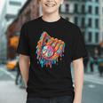 Baseball Drip Ice Cream Sprinkles Baseball Glove For Boys Graphic Youth