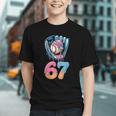Baseball Drip Number 67 Player 67th Birthday Ice Cream 67 Graphic Youth Baseball Drip Number 67 Player 67th Birthday Ice Cream 67 Graphic Youth