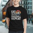 Baseball Fan Vintage Retro Eat Sleep Baseball Repeat Graphic Youth Baseball Fan Vintage Retro Eat Sleep Baseball Repeat Graphic Youth