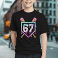 Baseball Ice Cream Drip 67 Player Dabbing Six Seven Boys Graphic Youth